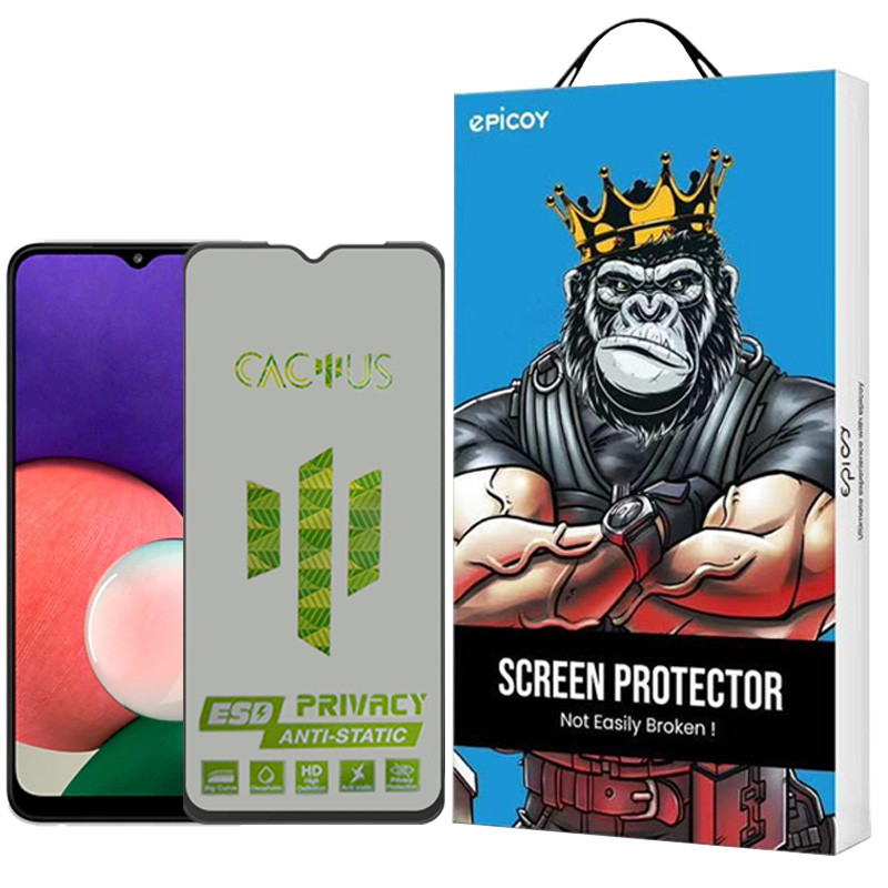 محافظ صفحه نمایش حریم شخصی اپیکوی مدل Cactus-ESD-Privacy مناسب برای گوشی موبایل سامسونگ Galaxy A22 5G/F42 5G  