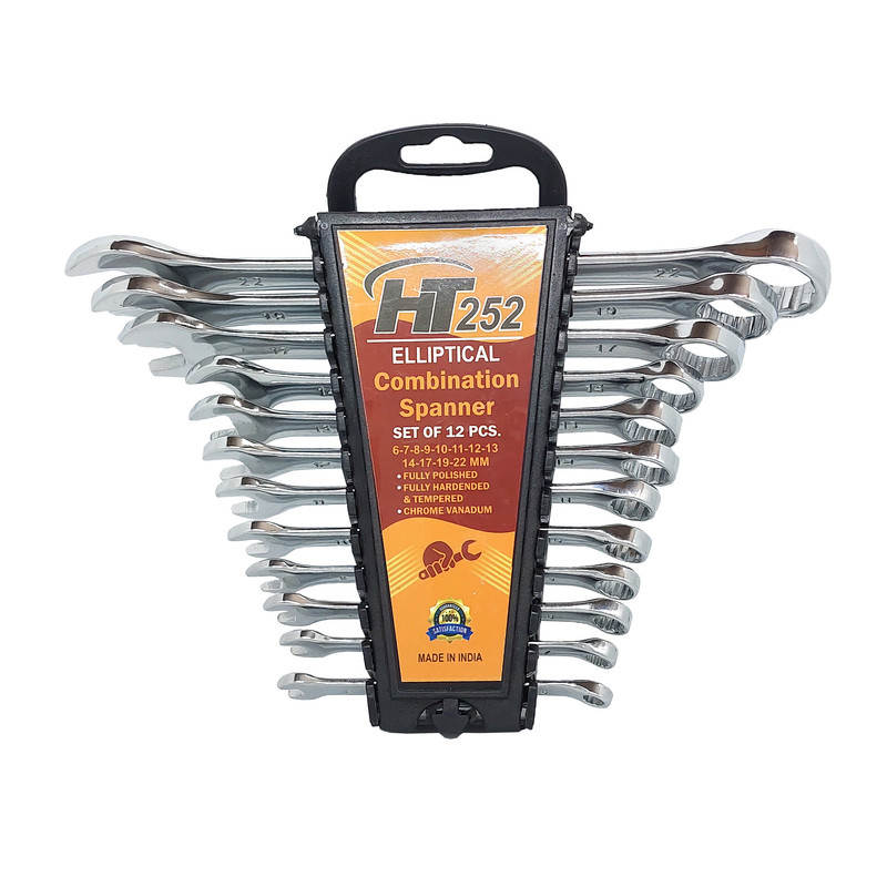 آچار یکسر رینگی و یکسر تخت اچ تی اینسترومنتس مدل HT 252 بسته 12 عددی آچار یکسر رینگی و یکسر تخت اچ تی اینسترومنتس مدل HT 252 بسته 12 عددی