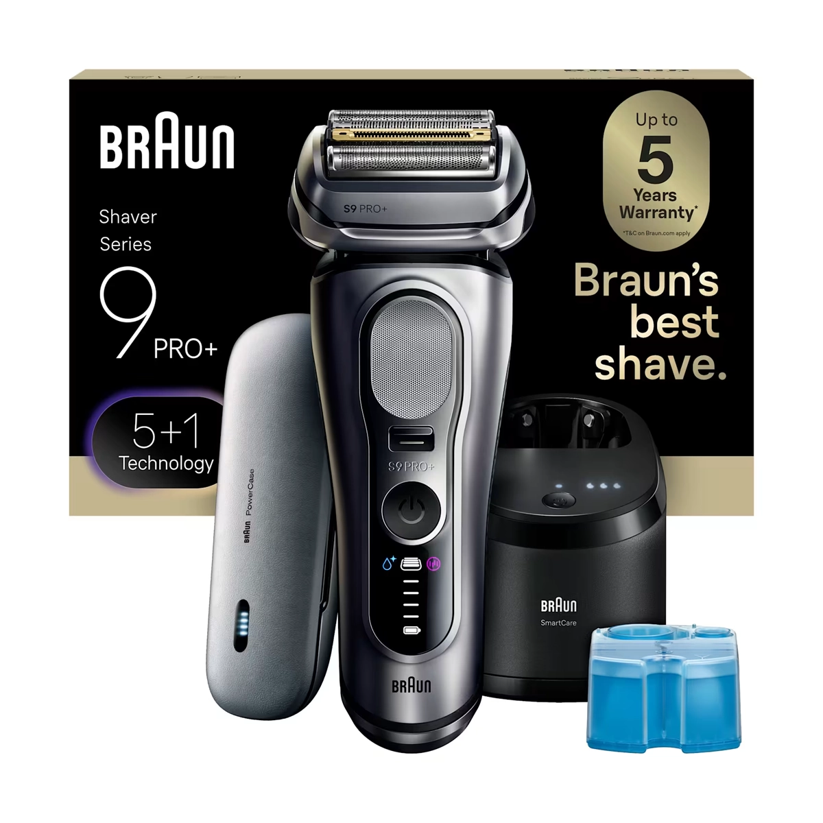 ماشین اصلاح مردانه براون مدل سری 9 Pro+ 9677cc-خاکستری