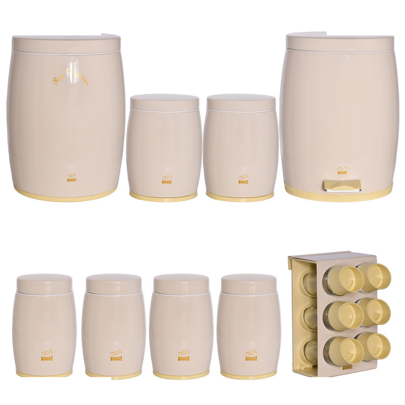 سرویس آشپزخانه 15 پارچه بهاز کالا طرح خمره ای  کد 16351101