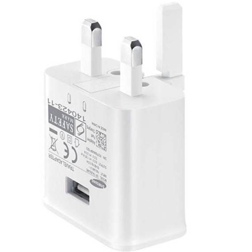  آداپتور شارژ سریع اصلی سه شاخه اروپا سامسونگ 5 ولت 2 آمپر  - توان 15 وات