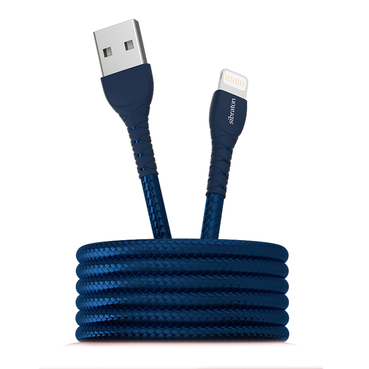 کابل لایتنینگ سیبراتون مدل S231i طول 1.1 متر-آبی