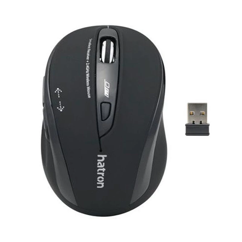 ماوس بی سیم هترون مدل HMW120-سفید