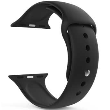 بند سیلیکونی مناسب برای ساعت اپل سایز 42/44 میلی متر-مشکی