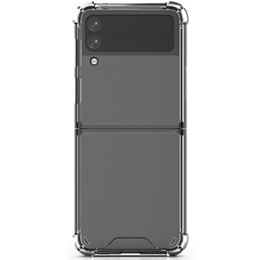 کاور ژله ای شفاف مناسب برای گوشی موبایل سامسونگ Galaxy Z Flip 3 5G-بی رنگ شفاف