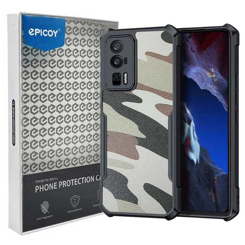 کاور گوشی شیائومی Redmi K60- K60 Pro -  پوکو F5 Pro اپیکوی مدل Xundd Camouflage-سبز ارتشی