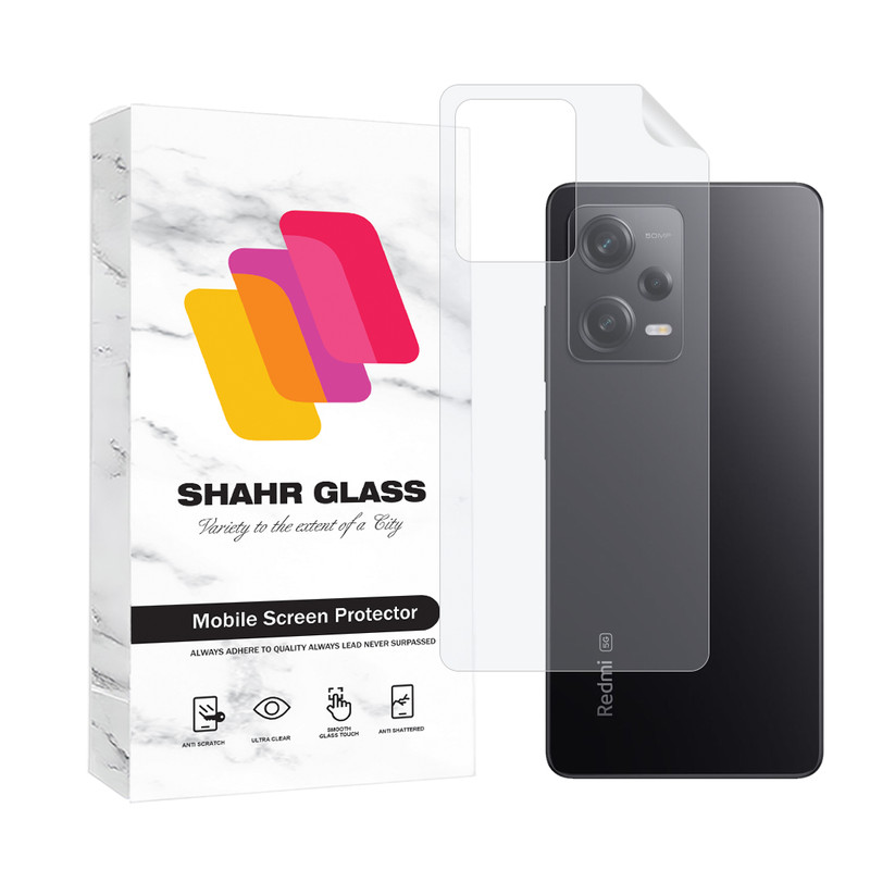 محافظ پشت گوشی شهر گلس مدل NANOMTSH مناسب برای گوشی موبایل شیائومی Redmi Note 12 Pro 5G-بی رنگ