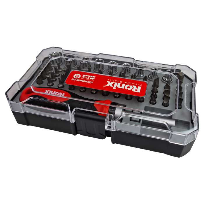 سری پیچ گوشتی و بکس رونیکس مدل RH-2716 مجموعه 63 عددی -چند رنگ 