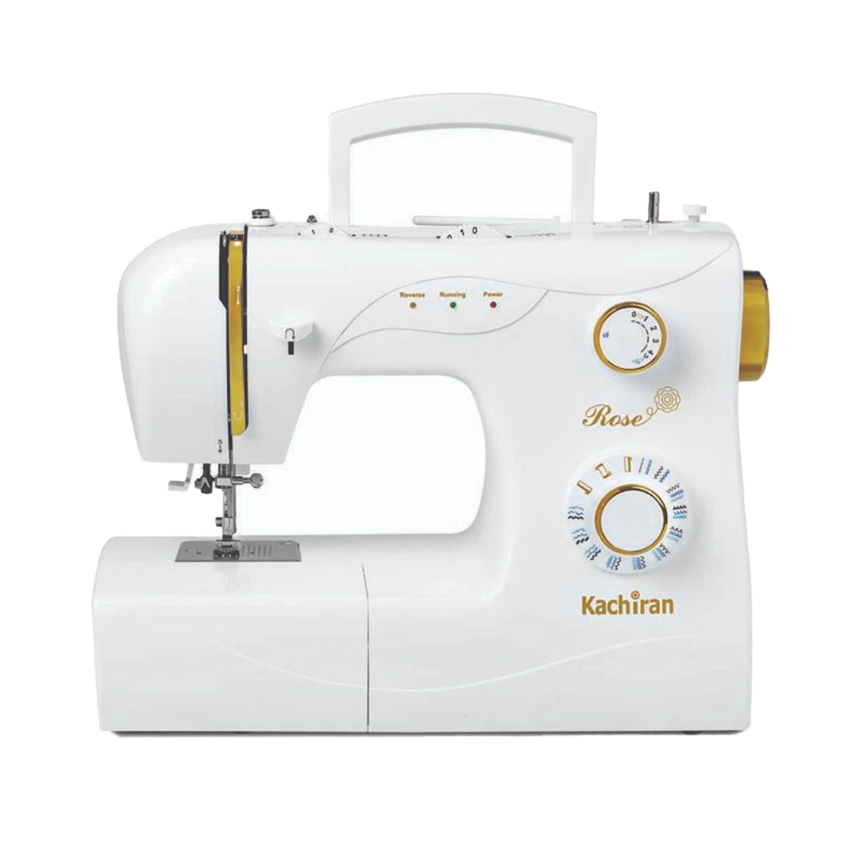 چرخ خیاطی کاچیران مدل رز 330 پلاس طلائی-سفید - طلایی