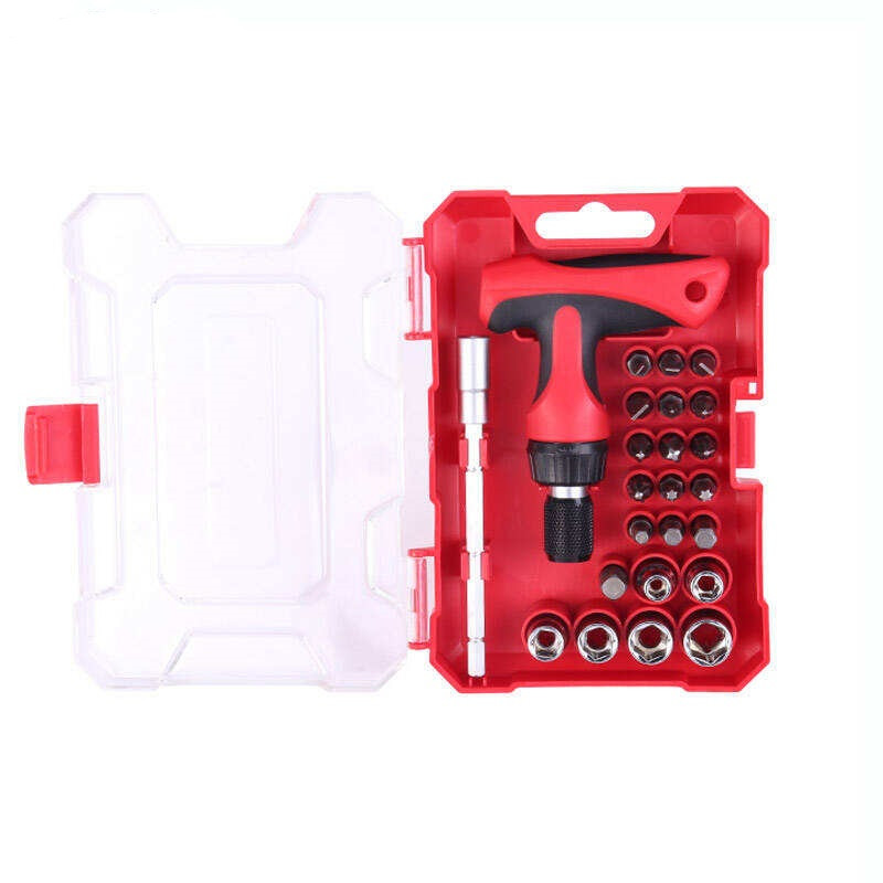 پیچ گوشتی جغجغه ای و سری بکس رونیکس مدل RH-2715 مجموعه 24 عددی