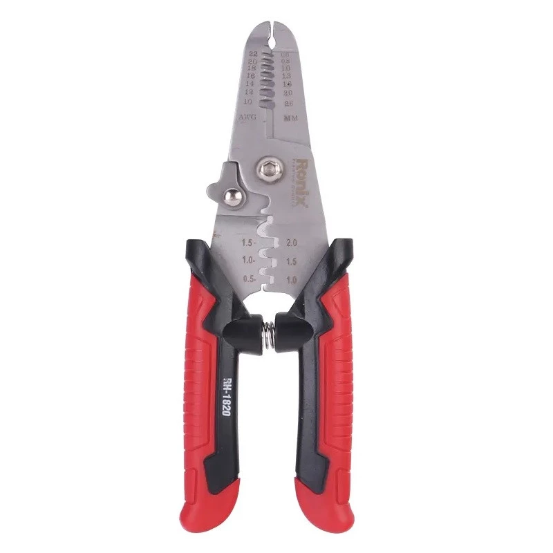 انبر سیم لخت کن رونیکس سایز 7 اینچ مدل RH-1820 -چند رنگ 