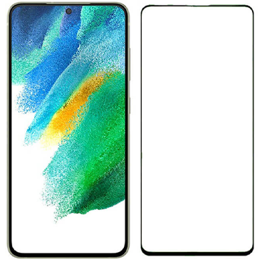 محافظ صفحه نمایش تمام صفحه (گلس فول) سامسونگ Galaxy S21 FE 5G-بی رنگ شفاف