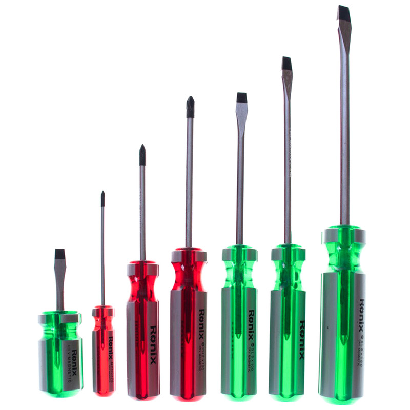 پیچ گوشتی رونیکس مدل RH-2701 مجموعه 7 عددی -چند رنگ پیچ گوشتی رونیکس مدل RH-2701 مجموعه 7 عددی -چند رنگ