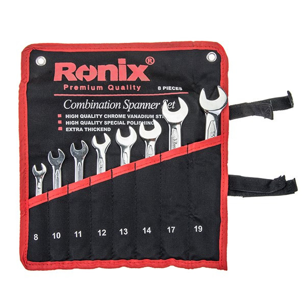 آچار تخت رونیکس مدل RH-2101 مجموعه 8 عددی-تک رنگ