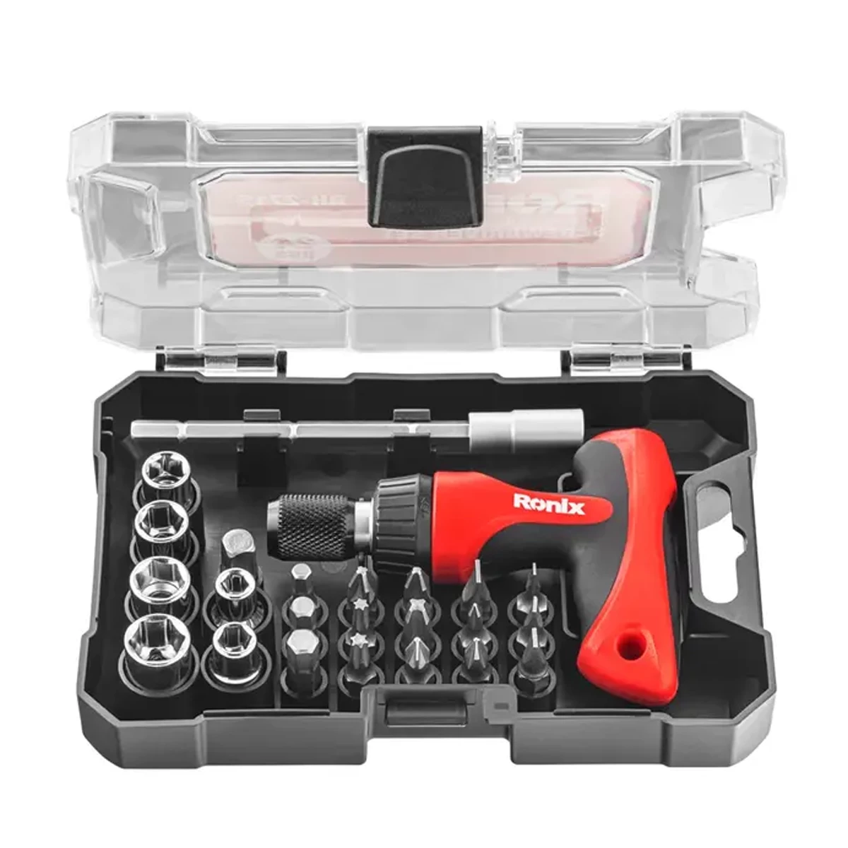 سری پیچ گوشتی رونیکس مدل RH-2715 بسته 24 عددی-چند رنگ 