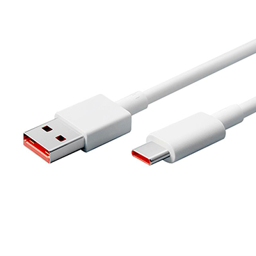 کابل شارژ اصلی Type-C شیائومی مناسب برای شارژ فوق سریع به طول 1 متر-سفید