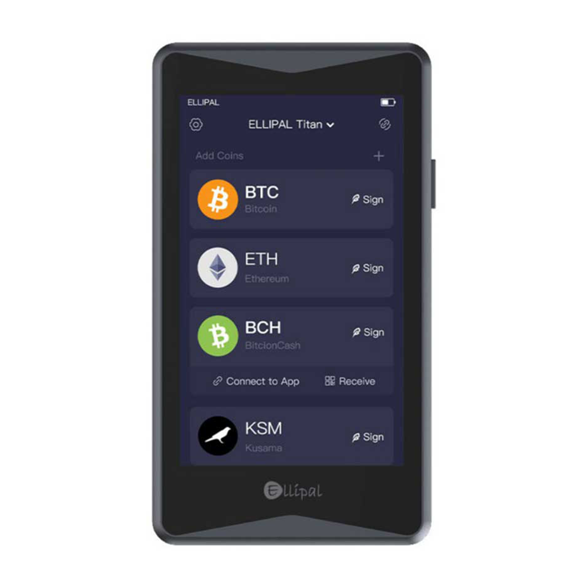 کیف پول سخت افزاری الیپال مدل Titan