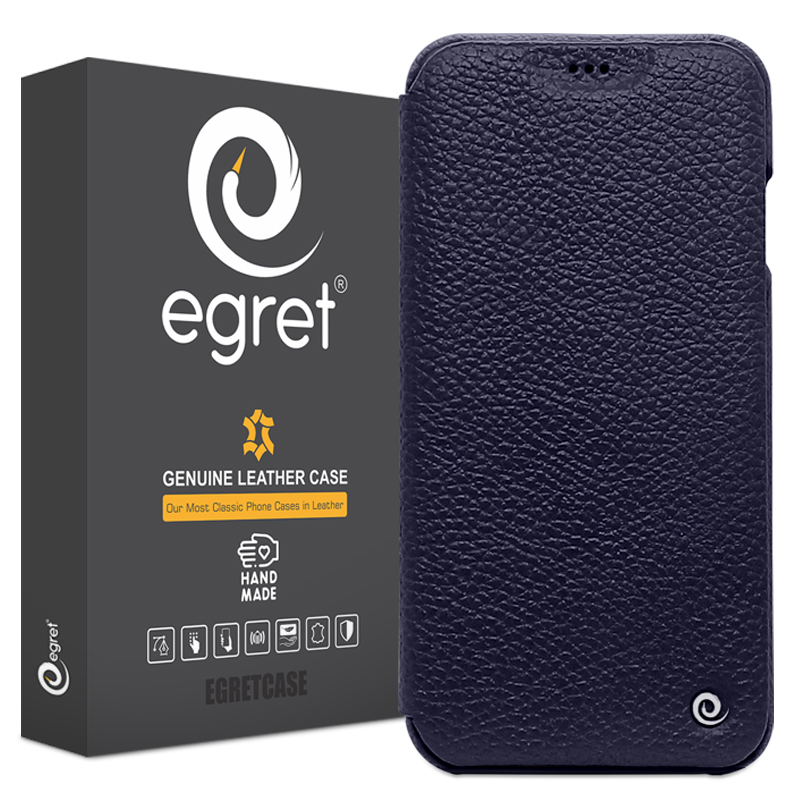 کیف کلاسوری گوشی موبایل اپل iPhone 11 Pro اگرت مدل Floater چرمی-قهوه ای روشن