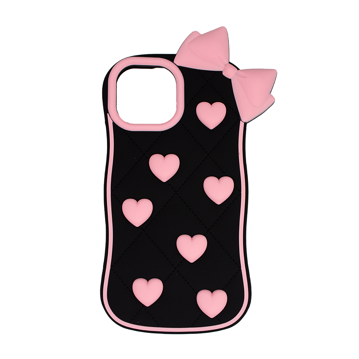 کاور گوشی اپل iPhone 15 مدل فانتزی پاپیونی-مشکی