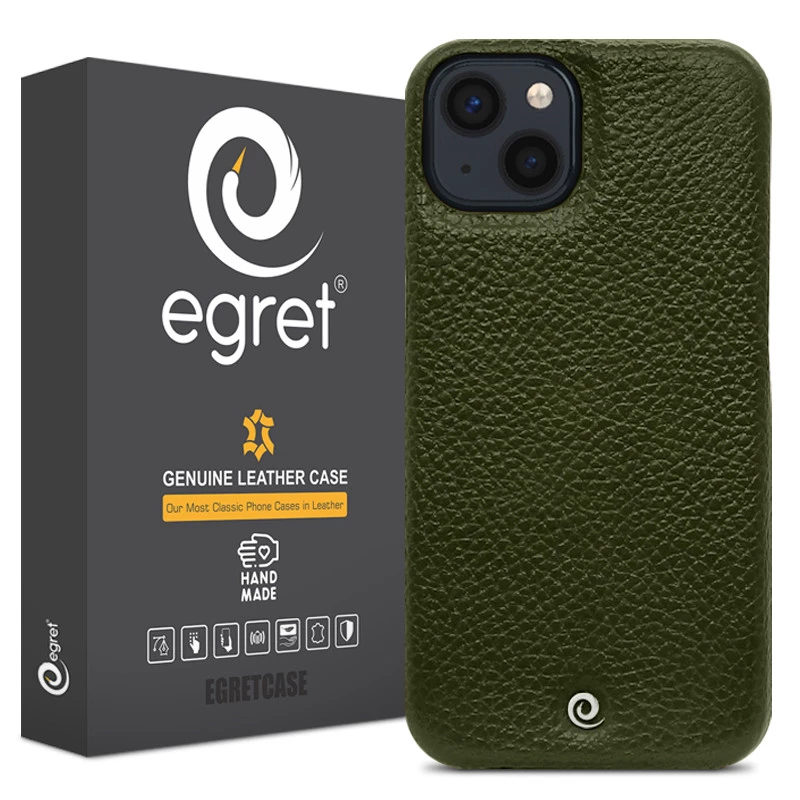 کاور گوشی اپل iPhone 13 اگرت مدل Floater چرمی-مشکی