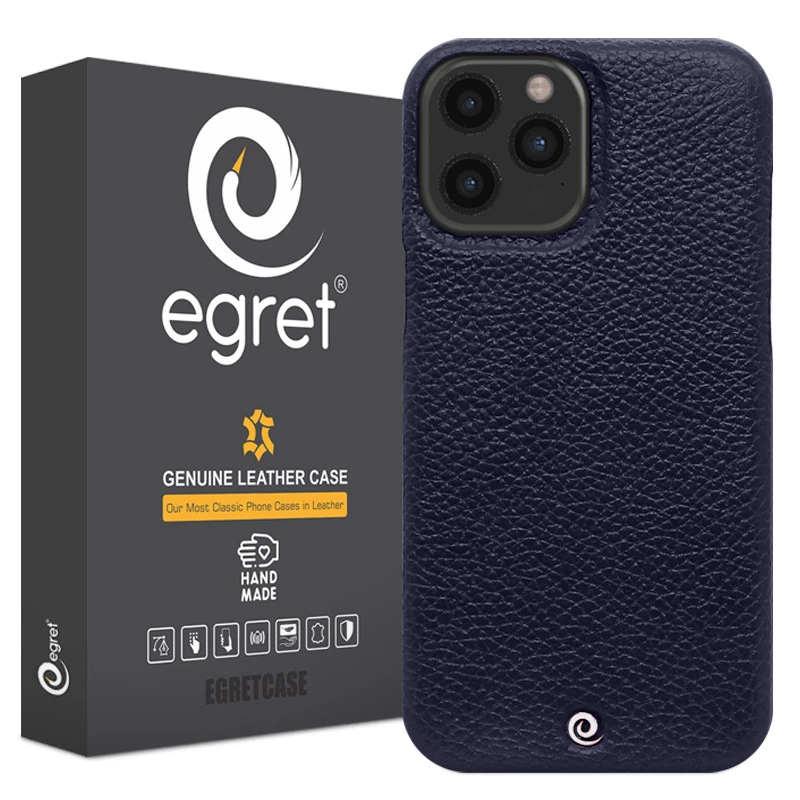 کاور گوشی اپل iPhone 12 Pro Max اگرت مدل Floater چرمی-مشکی