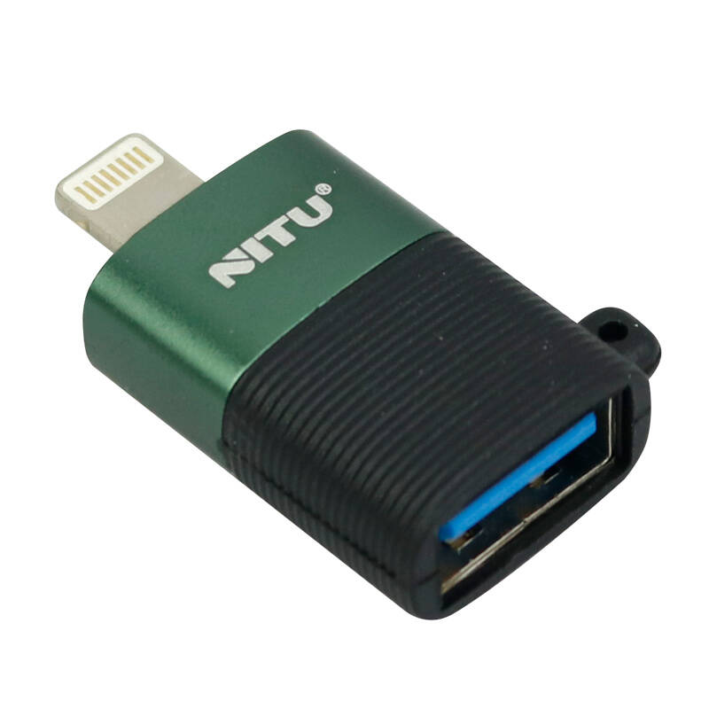 مبدل USB به لایتنینگ نیتو مدل NT-CN16-سبز