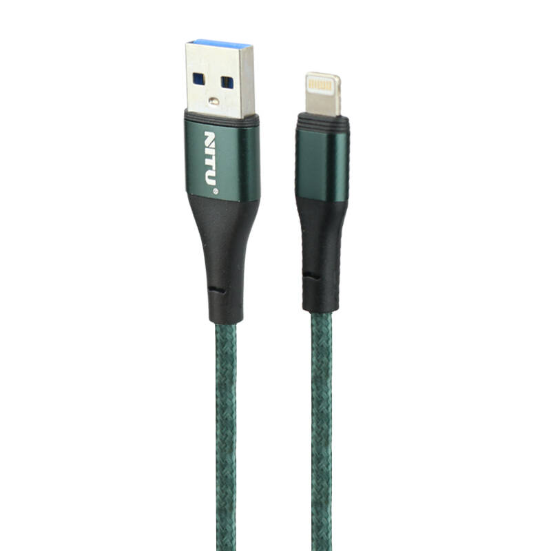 کابل تبدیل USB به لایتنینگ نیتو مدل NC123 طول 1.2 متر-سبز