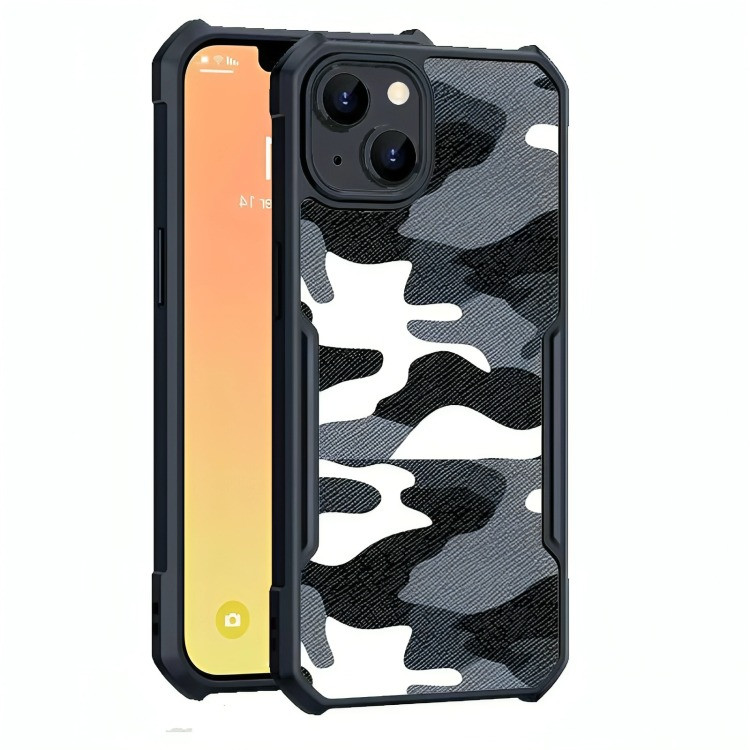 کاور گوشی اپل iPhone 14 - 13 ژاند مدل Xundd Camouflage-طوسی ارتشی