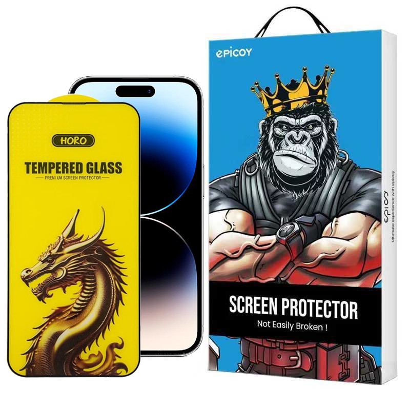 گلس گوشی اپل iPhone 14 Pro اپیکوی مدل Golden Dragon-بی رنگ گلس گوشی اپل iPhone 14 Pro اپیکوی مدل Golden Dragon-بی رنگ