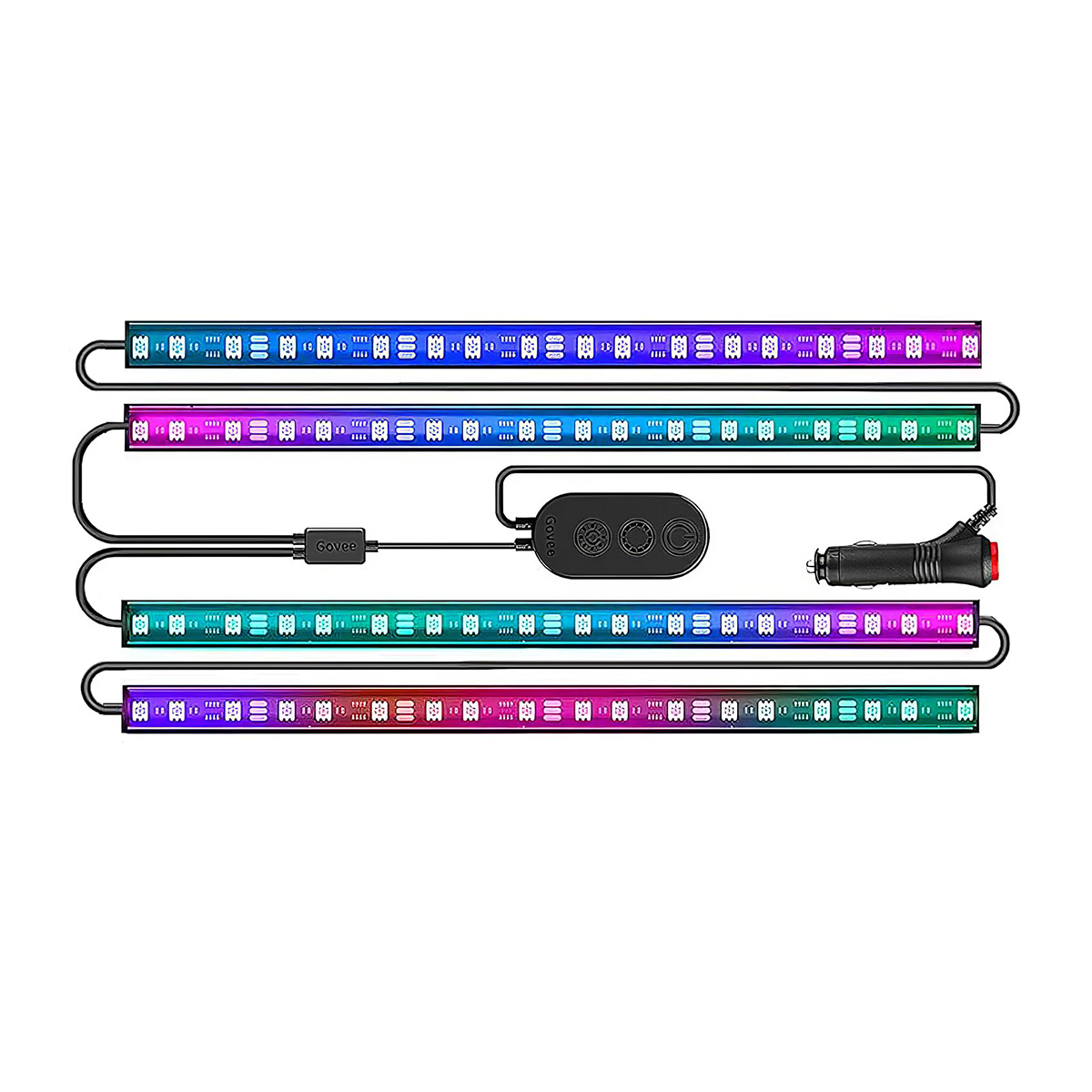 پنل روشنایی هوشمند خودرو گووی مدل Govee RGBIC Interior Car Lights H7090-مشکی پنل روشنایی هوشمند خودرو گووی مدل Govee RGBIC Interior Car Lights H7090-مشکی