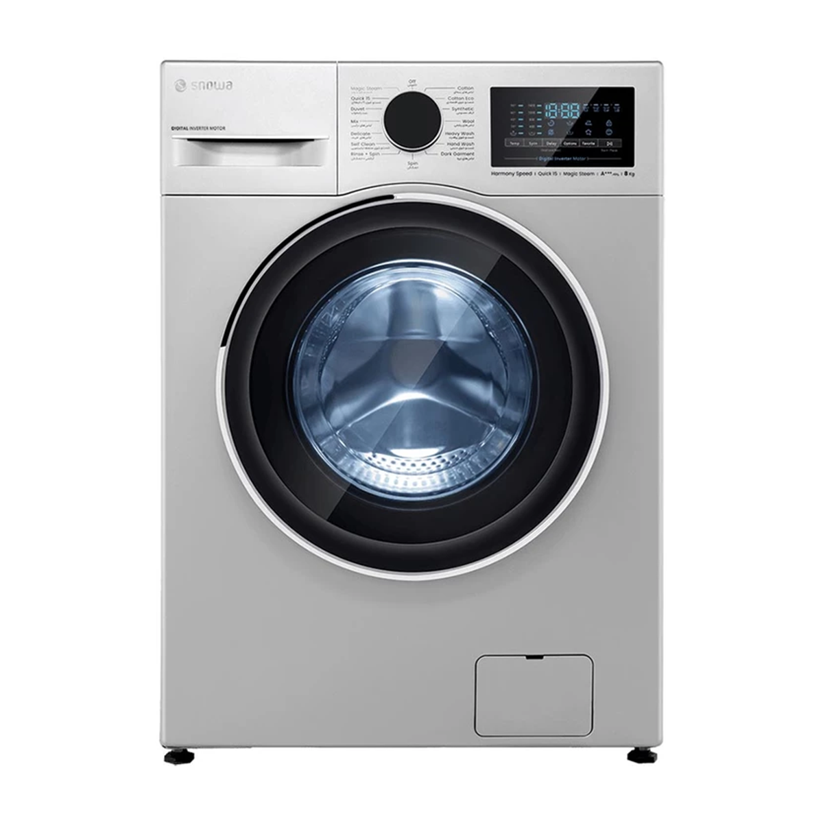 ماشین لبا‌سشویی اسنوا 8 کیلویی مدل SWM-B80S
