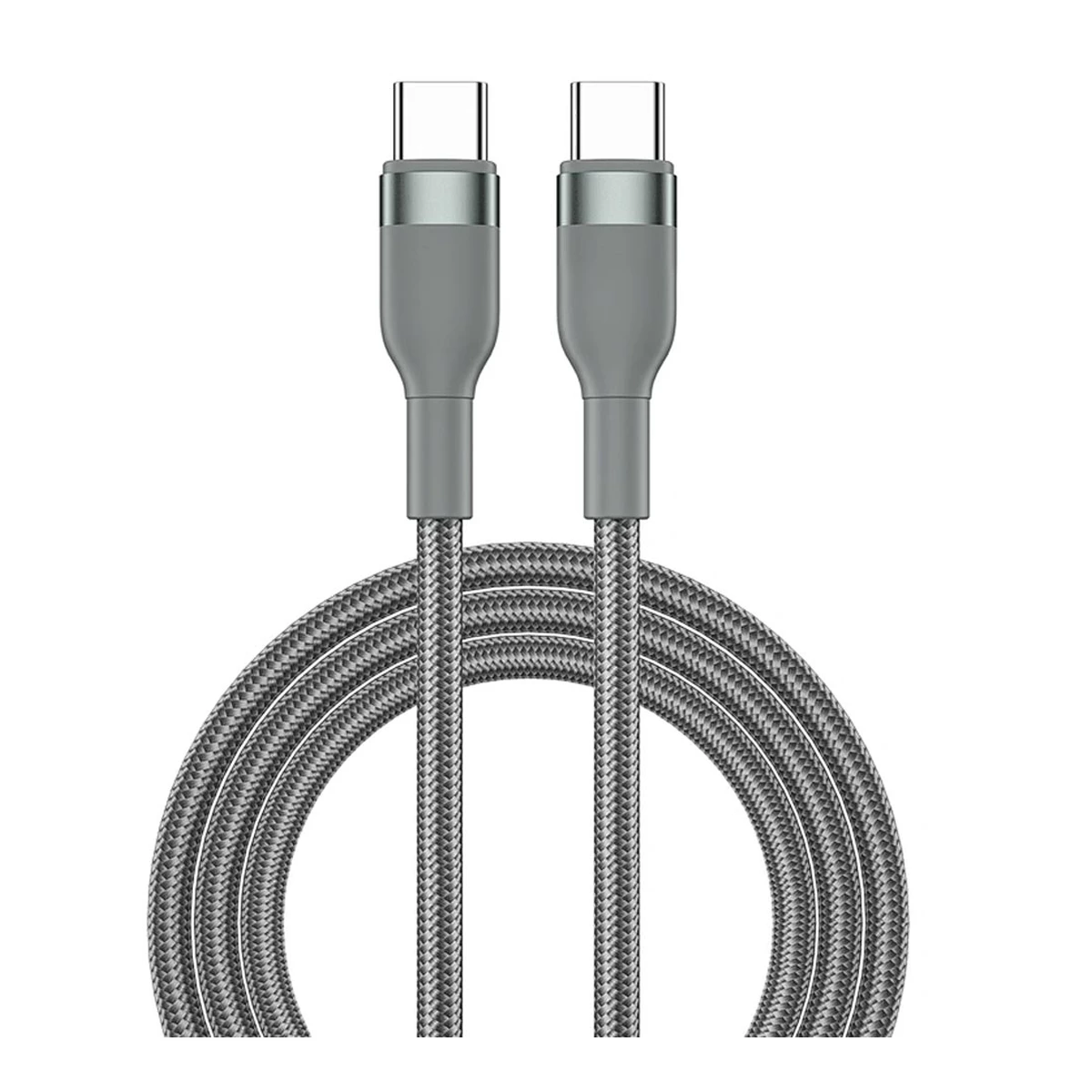 کابل دو سر تایپ سی ویوو مدل Wi-C017 C-C طول 1.2 متر-خاکستری کابل دو سر تایپ سی ویوو مدل Wi-C017 C-C طول 1.2 متر-خاکستری