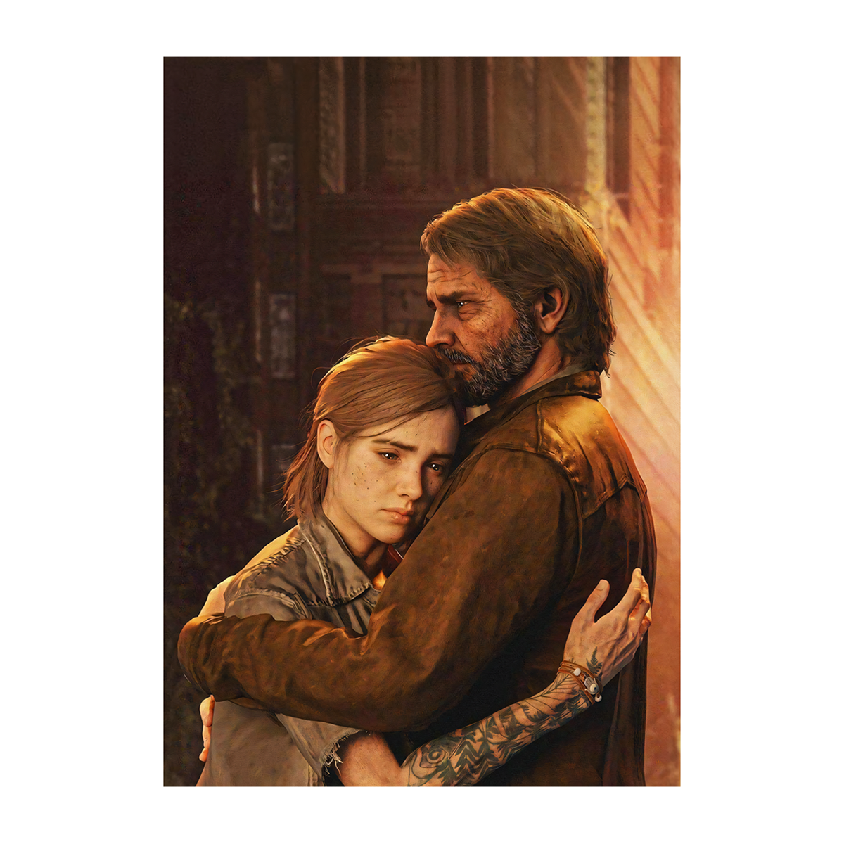 متال پوستر گیمینگ لست آف آس TheLastOfUs کد N216