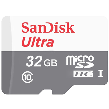  کارت حافظه microSDHC سن دیسک مدل Ultra کلاس 10 استاندارد UHS-I U1 سرعت 100MBps ظرفیت 32 گیگابایت	-خاکستری