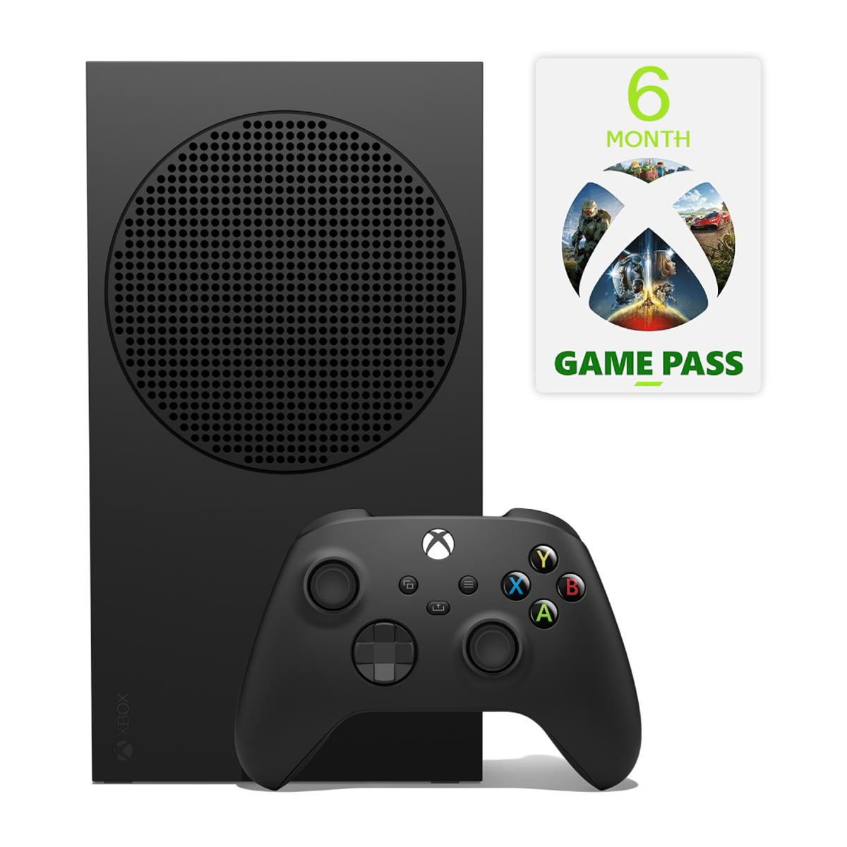 ایکس باکس سری اس مشکی ظرفیت 1 ترابایت همراه با اشتراک گیم پس 6 ماهه ایکس باکس سری اس مشکی ظرفیت 1 ترابایت همراه با اشتراک گیم پس 6 ماهه
