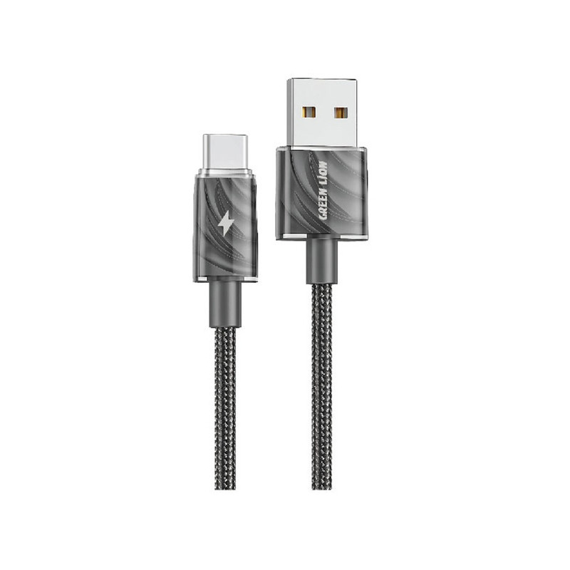 کابل تبدیل USB به USB-C گرین لاین مدل Thick Braided طول 1 متر کابل تبدیل USB به USB-C گرین لاین مدل Thick Braided طول 1 متر