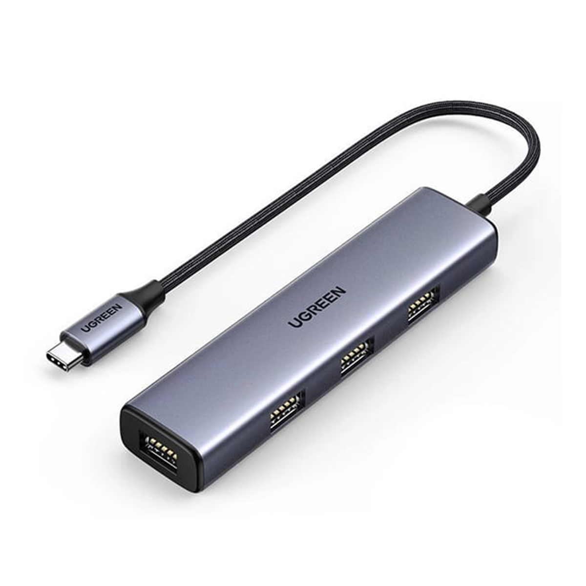 هاب USB-C یوگرین 4 پورت مدل CM473 15395 هاب USB-C یوگرین 4 پورت مدل CM473 15395