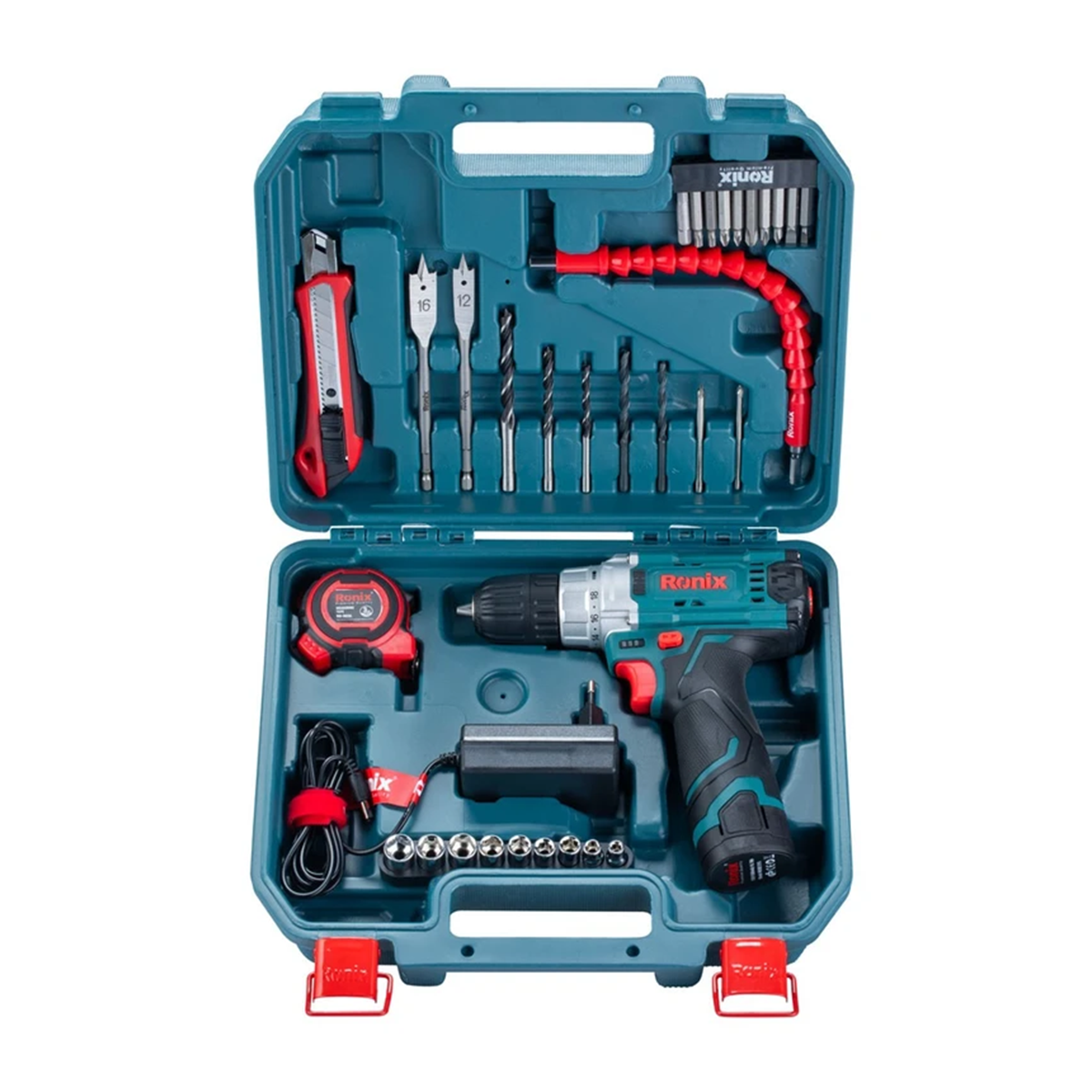 ست دریل شارژی رونیکس 35 عددی مدل RS-8611