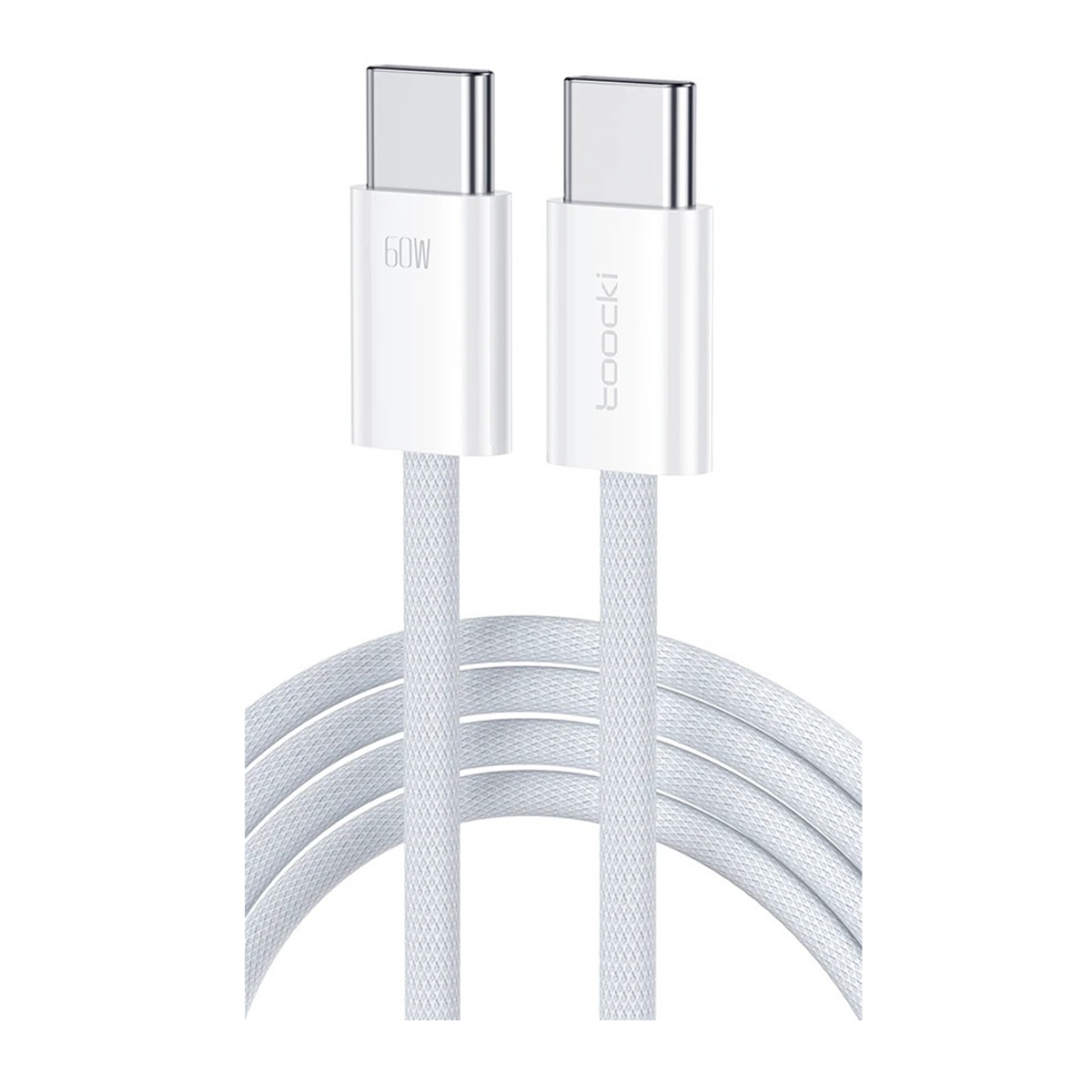 کابل دو سر تایپ سی توکی مدل TQ-X51C3 طول 1 متر-سفید