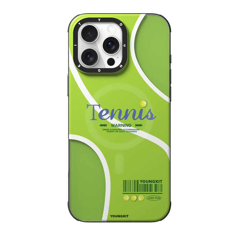 کاور گوشی اپل Iphone 16 pro max یانگ کیت مدل tennis