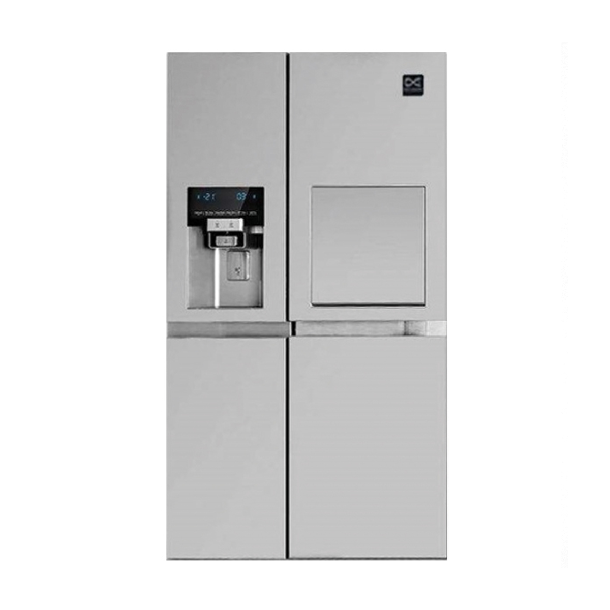 یخچال فریزر ساید بای ساید 32 فوت دوو سری Prime 2DR IOT مدل SXi20-21S-نقرهای یخچال فریزر ساید بای ساید 32 فوت دوو سری Prime 2DR IOT مدل SXi20-21S-نقرهای