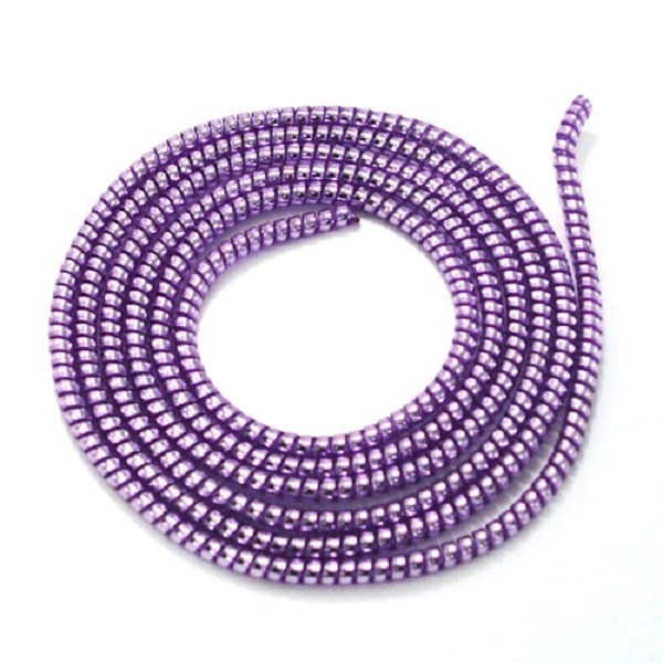 محافظ کابل مدل صدفی C100-بنفش محافظ کابل مدل صدفی C100-بنفش