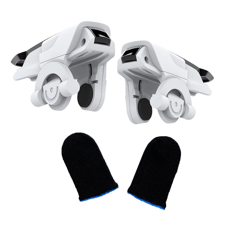 دسته بازی Pubg مدل Rasin به همراه آستین کنترل کننده انگشت-چند رنگ 