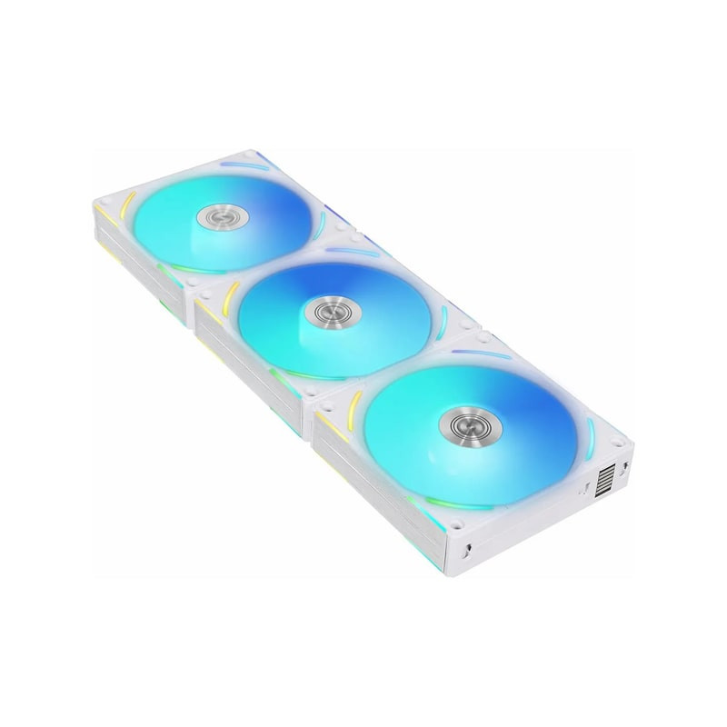 فن کیس لیان لی مدل UNI FAN AL 120 V2 White بسته 3 عددی-سفید