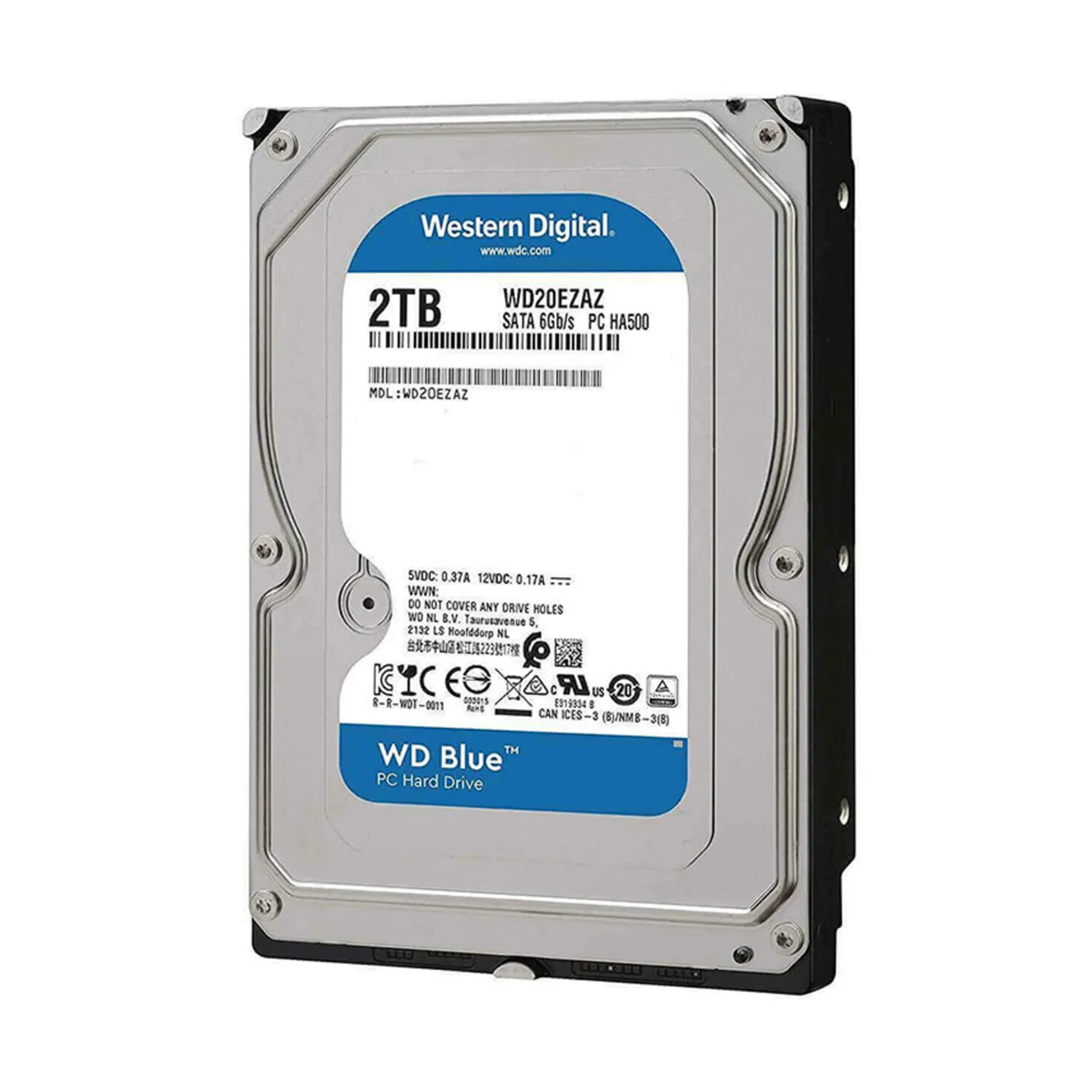  هارددیسک اینترنال وسترن دیجیتال مدل Blue WD20EZAZ ظرفیت 2 ترابایت-آبی