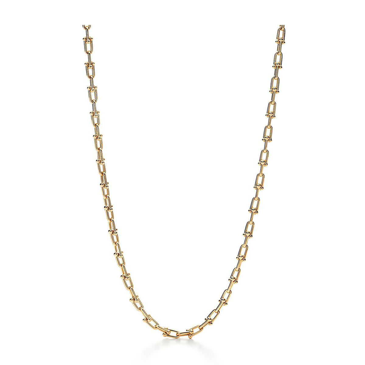 گردنبند طلا زنانه طرح تیفانی سایز بزرگ قو طلایی کد C021684-22