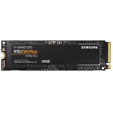  هارد اس اس دی اینترنال سامسونگ مدل 970 EVO PLUS ظرفیت 250 گیگابایت	-مشکی