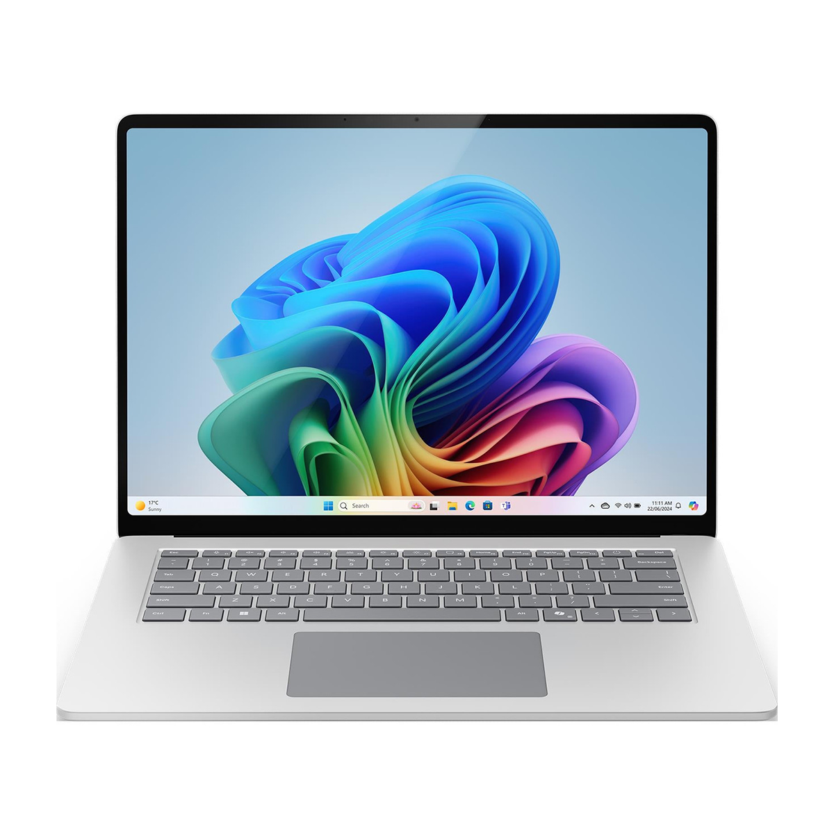 لپ تاپ مایکروسافت 15 اینچی مدل Surface Laptop 7 X Elite 16GB 1TB-نقره‌ای