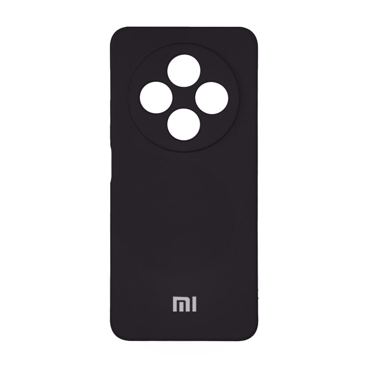 کاور گوشی پوکو C75 مدل سیلیکونی محافظ لنزدار-مشکی