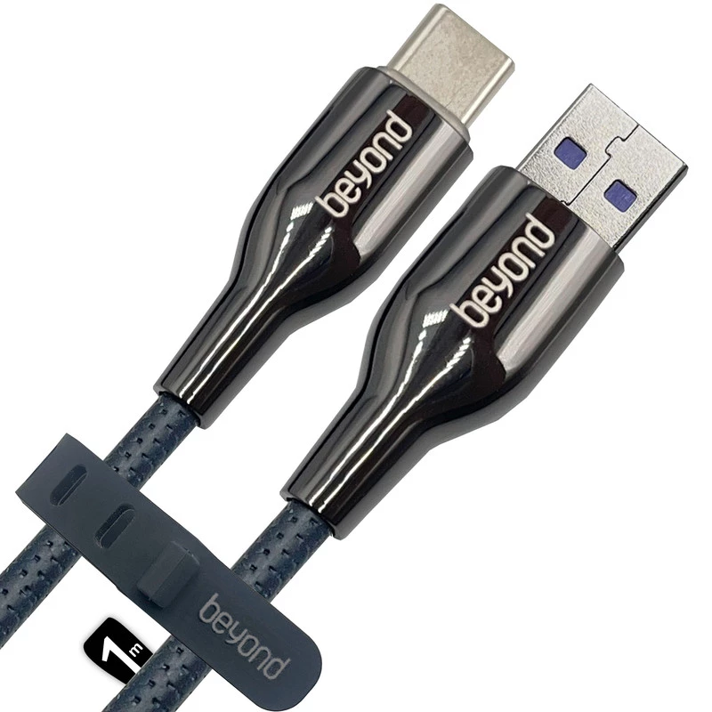 کابل تایپ سی بیاند مدل BUC-521LT طول 1 متر-سفید کابل تایپ سی بیاند مدل BUC-521LT طول 1 متر-سفید